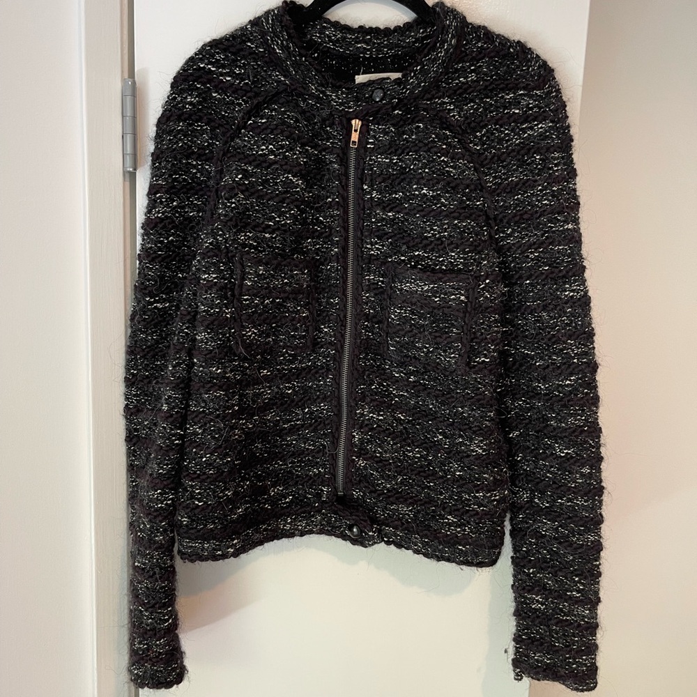 SOLD ON DEPOP Isabel Marant étoile black tweed jacket women’s 40